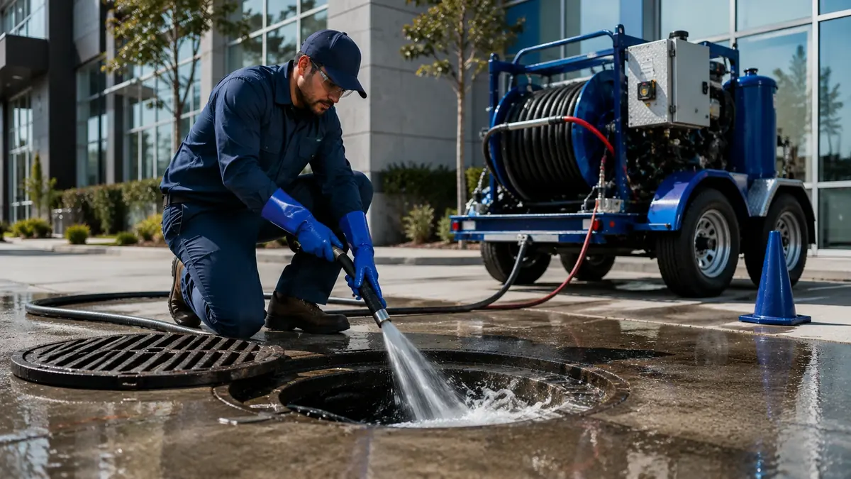 Commercial Hydro Jet Drain Cleaning in Cotati