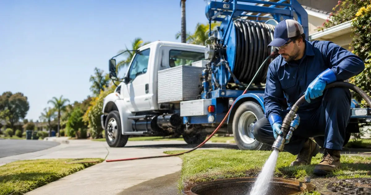 Hydro jet sewer cleaning Cotati