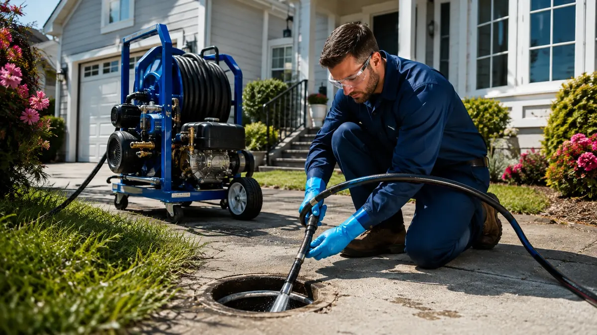 Residential Hydro Jet Drain Cleaning in Cotati