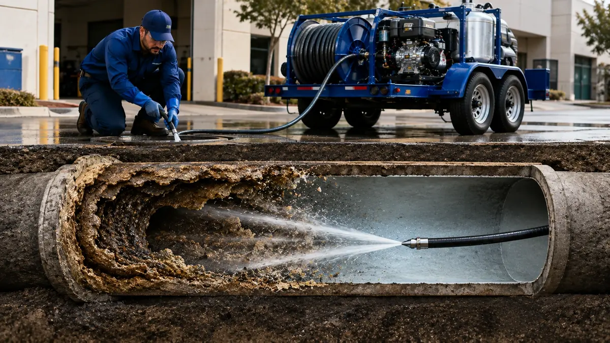 Sewer Pipe Descaling in Cotati